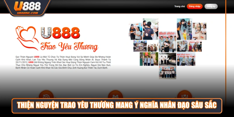 thien nguyen trao yeu thuong mang y nghia nhan dao sau sac Thiện nguyện trao yêu thương mang ý nghĩa nhân đạo sâu sắc
