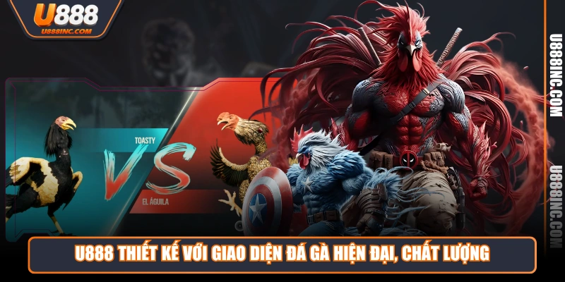 u888 thiet ke voi giao dien da ga hien dai chat luong U888 thiết kế với giao diện Đá Gà hiện đại, chất lượng